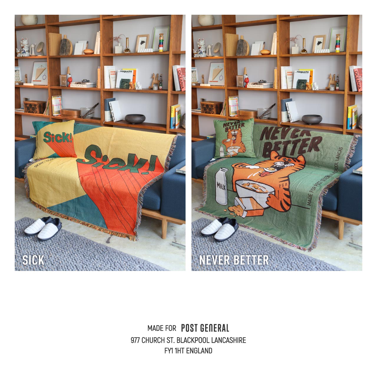 TO-GO CUSHION COVER / トゥーゴークッションカバー - NEVER BETTER