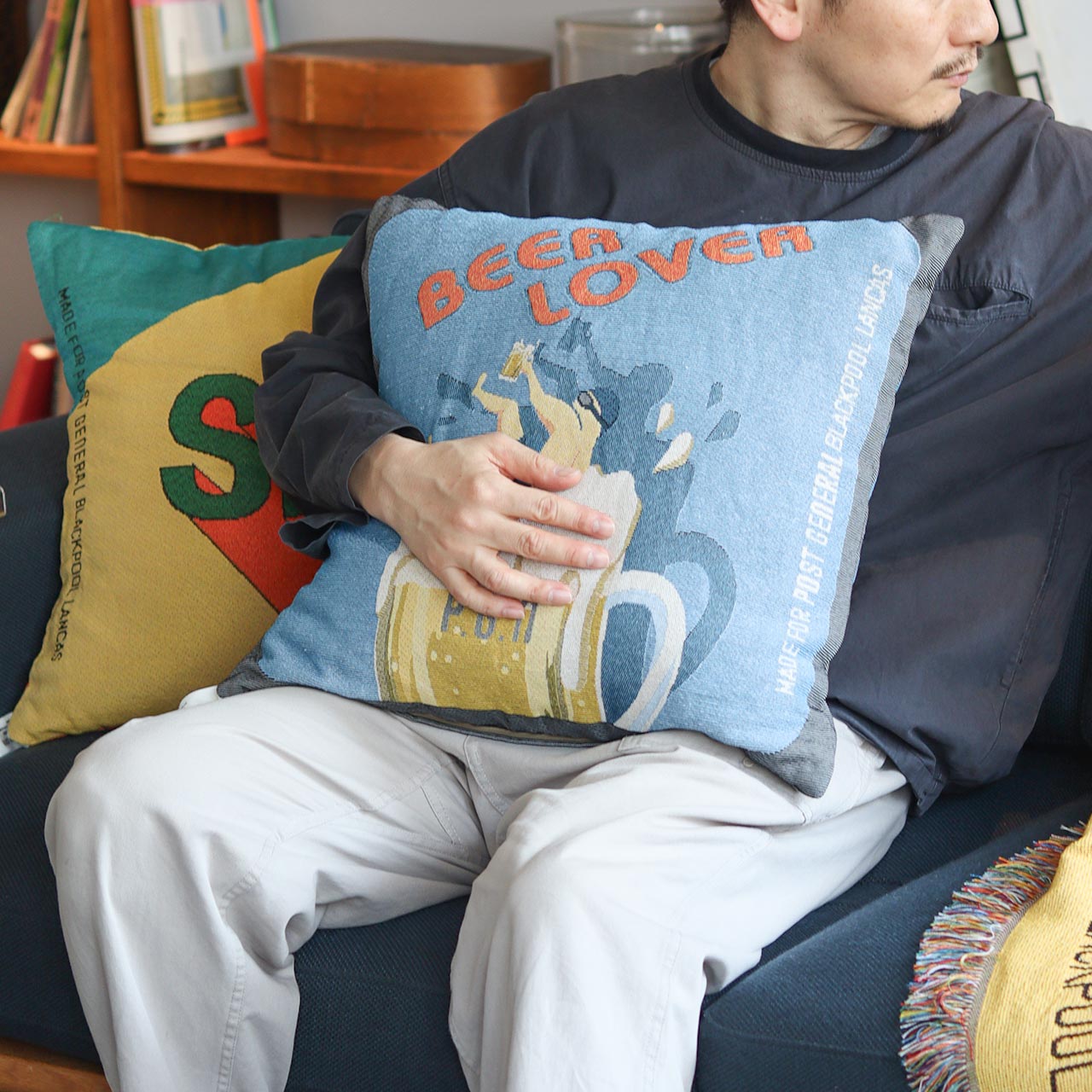 TO-GO CUSHION COVER / トゥーゴークッションカバー - COFFEE HOLIC
