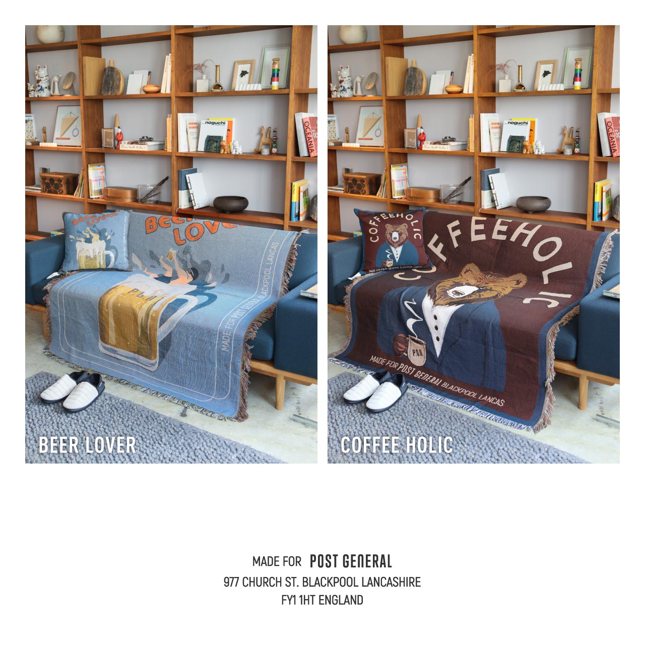 TO-GO CUSHION COVER / トゥーゴークッションカバー - COFFEE HOLIC
