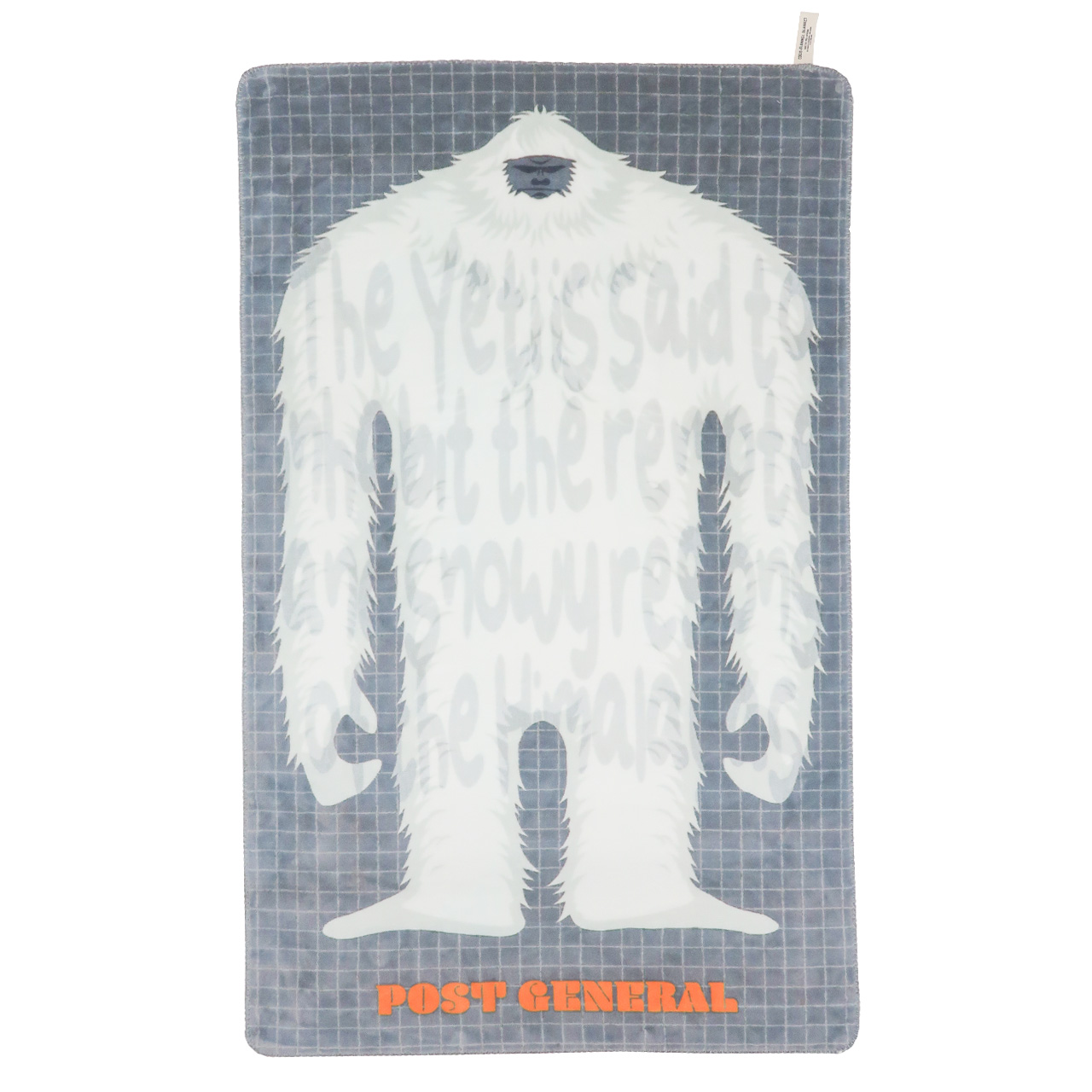 FLANNEL FLEECE BLANKET / フランネル フリースブランケット - WHITE