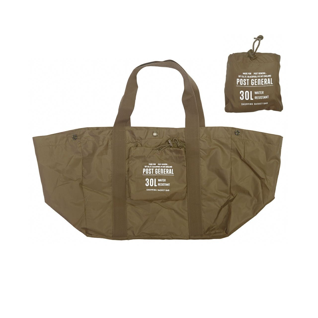 PACKABLE SHOPPING BASKET BAG / パッカブル ショッピングバスケット