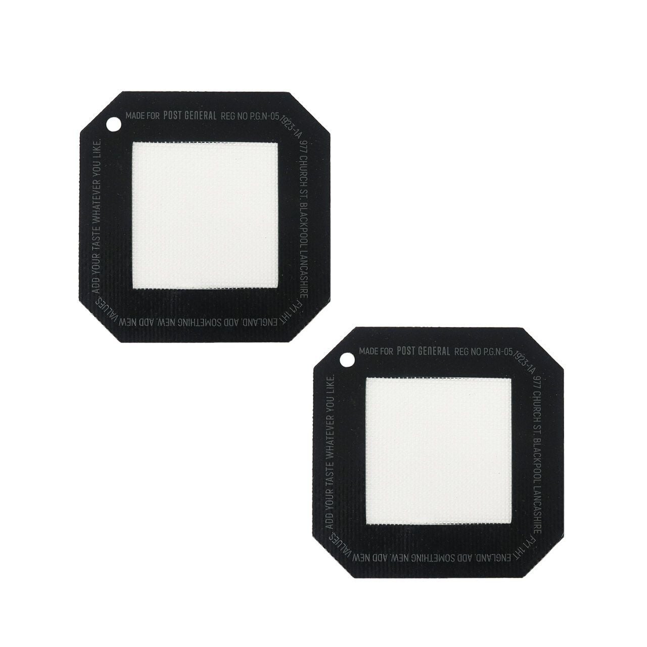 SILICONE COASTER -PACK2- / シリコンコースター パックツー - BLACK