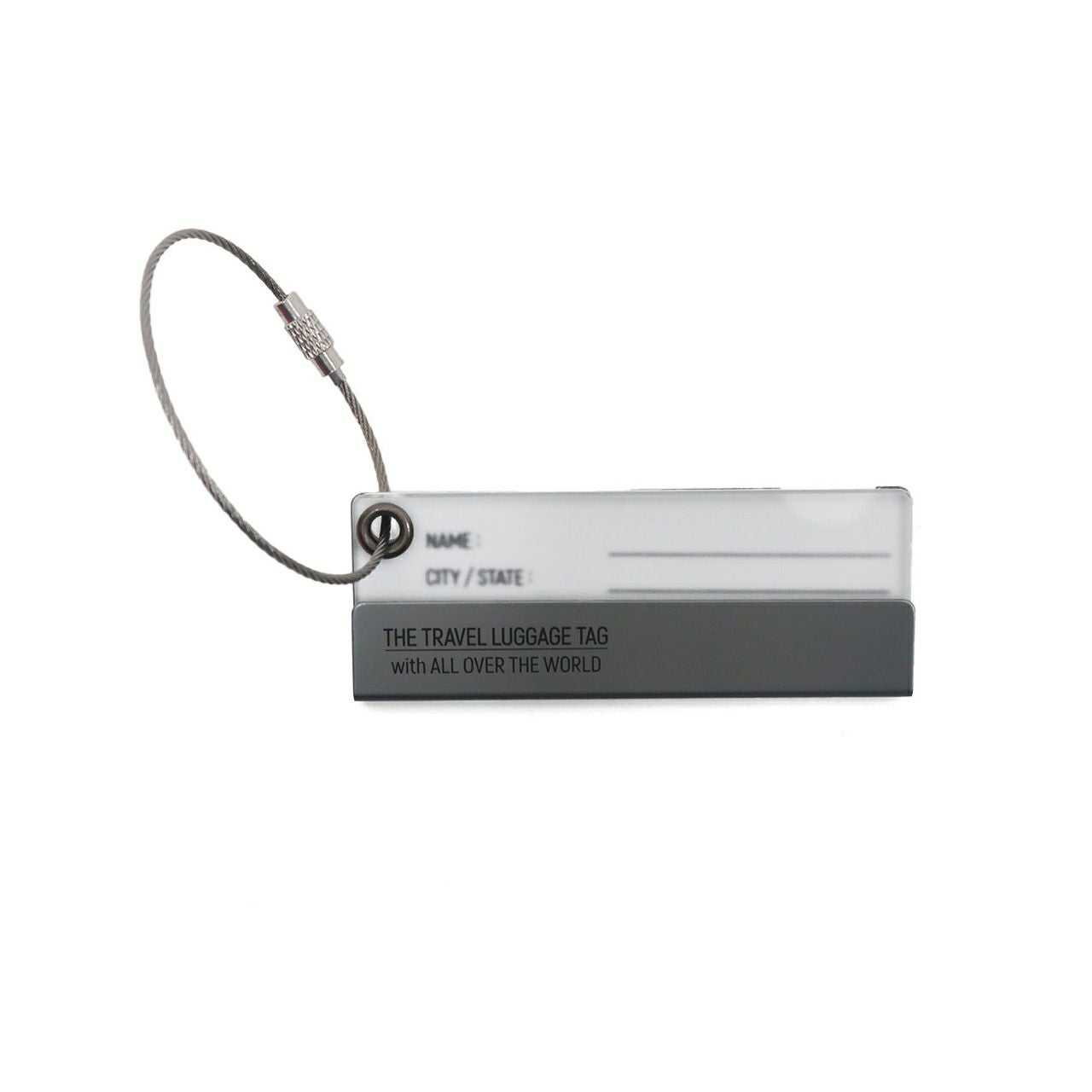 ALUMINUM TRAVEL LUGGAGE TAG / アルミナムトラベルラゲッジタグ