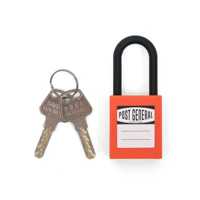 NYLON PADLOCK / ナイロン南京錠 - BLACK 【982570004】 | POST GENERAL