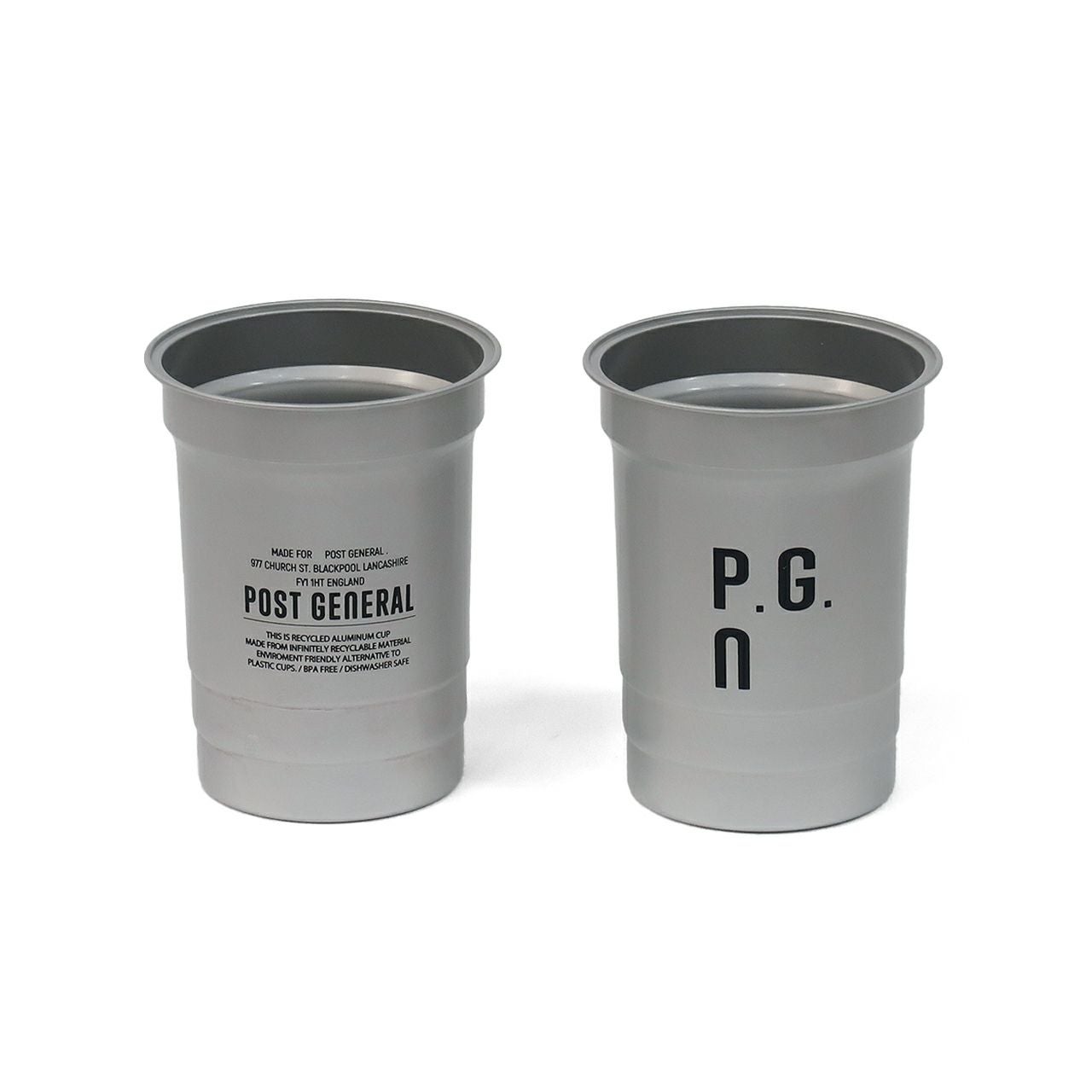 RECYCLED ALUMINUM CUP -PACK4- / リサイクル アルミナムカップ 4個