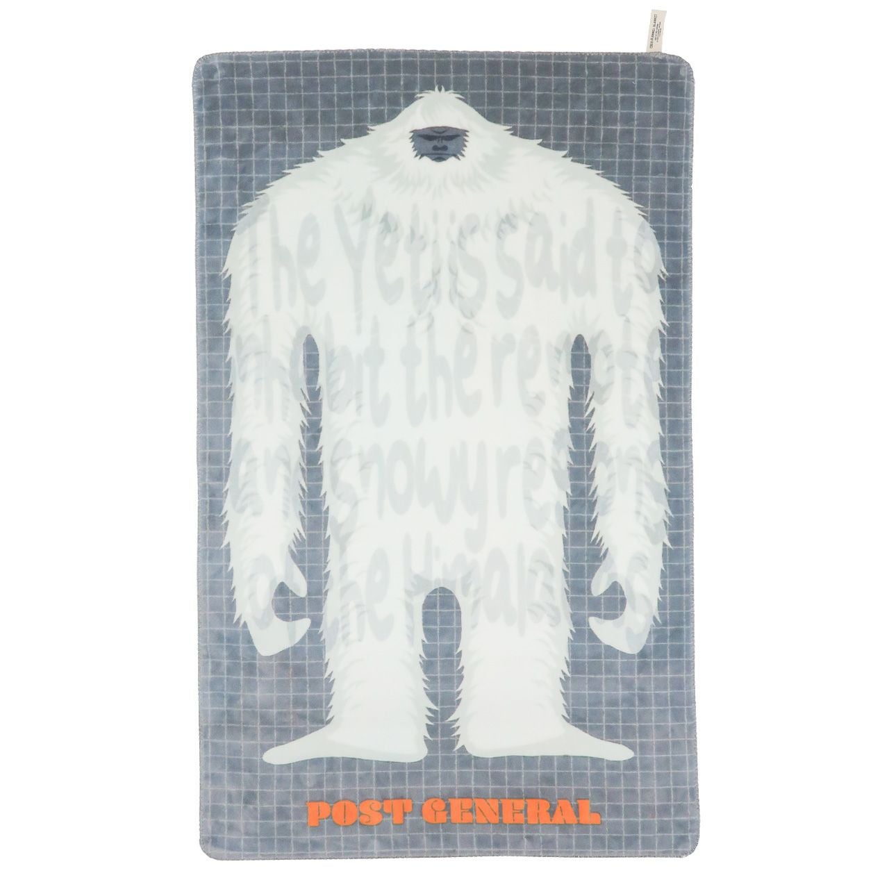 FLANNEL FLEECE BLANKET / フランネル フリースブランケット - WHITE