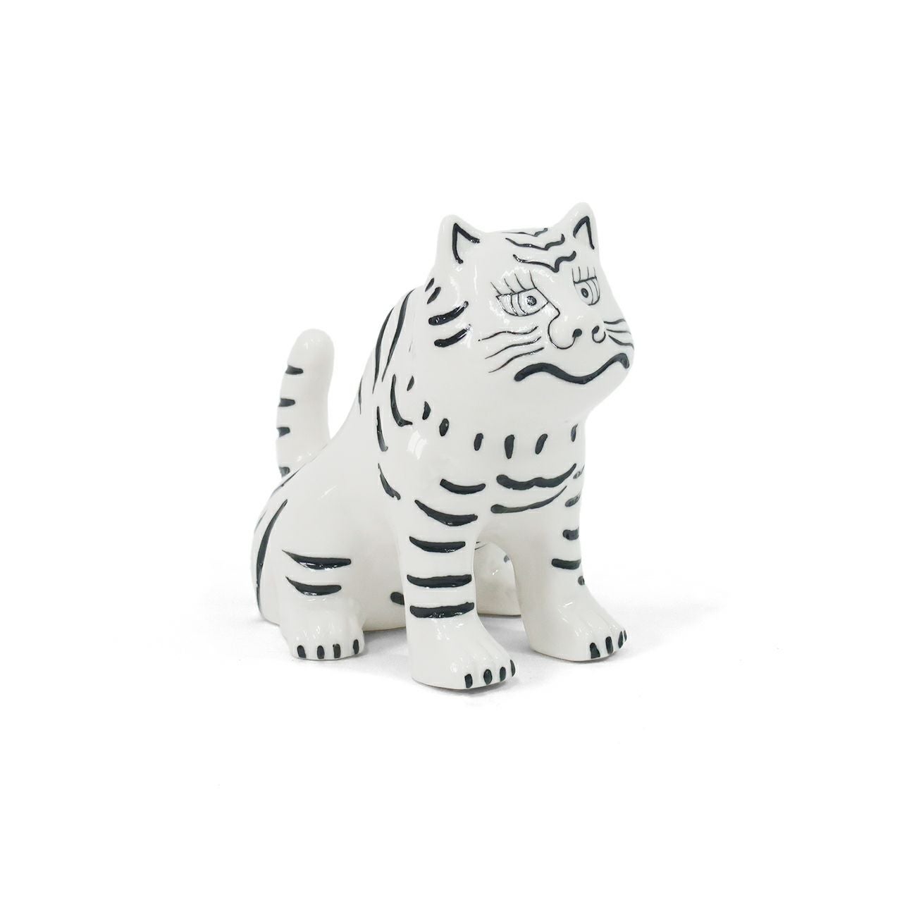 TIBETAN TIGER OBJECT / チベタン タイガーオブジェ - WHITE