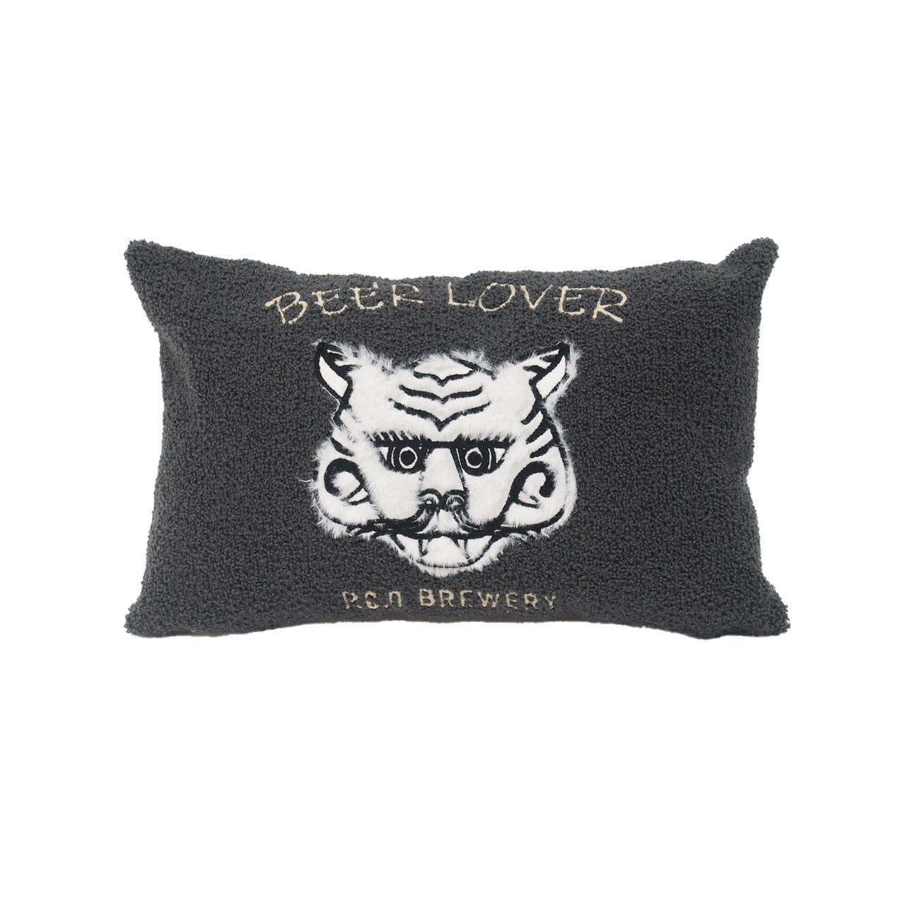 BEER LOVER RECT CUSHION / ビアーラバー レクトクッション - GRAY